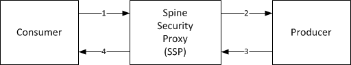 Spine Security Proxy Block Diagram